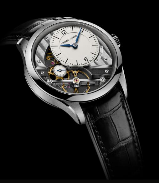 Replica Greubel Forsey Watch Signature 1 White Gold White silvered gold dial Men Replica Greubel Forsey Watch Signature 1 White Gold White silvered gold dial Men